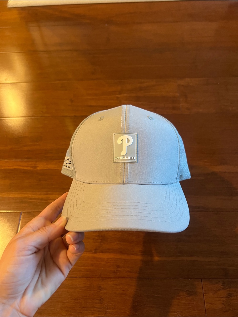 Phillies Gray Baseball Cap - Men's Team Logo Hat